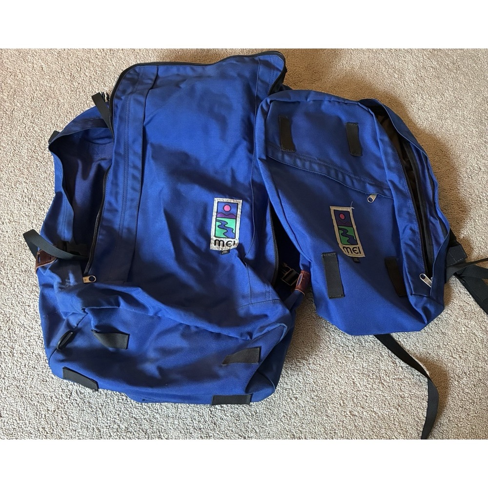 MEI (Mountain Equipment Inc.) Vintage travel backpack and duffel set
